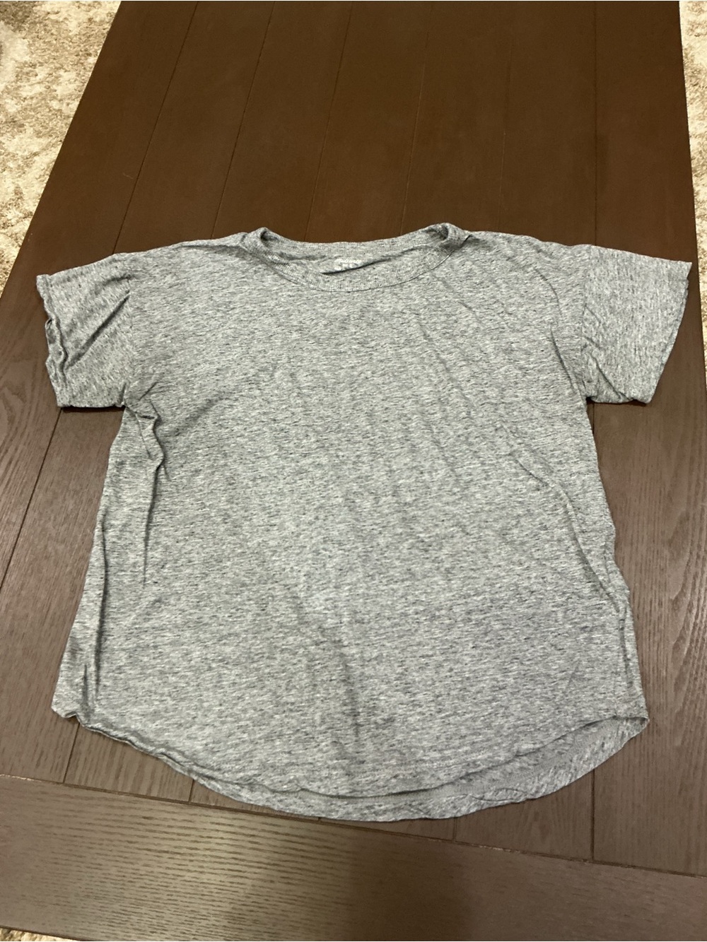 Madewell Gray Crewneck Short-Sleeve T-Shirt
